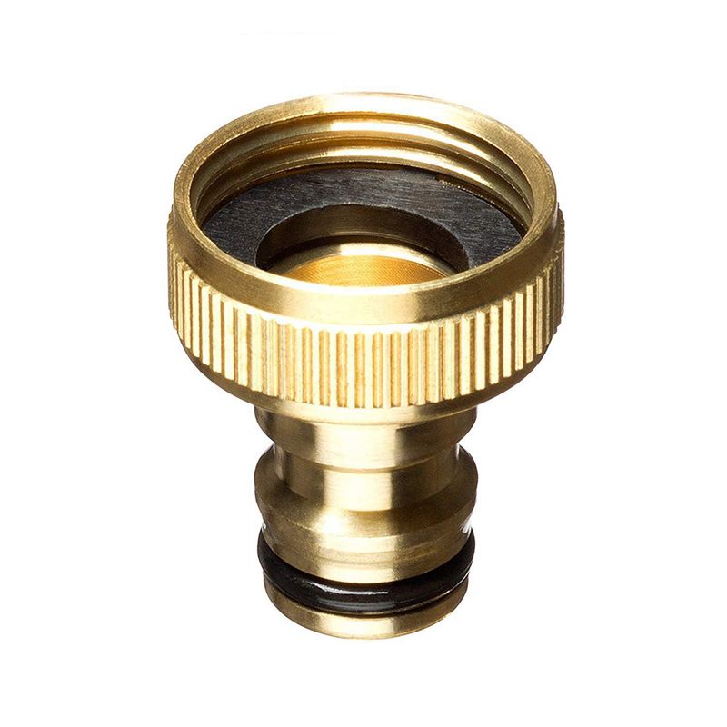 4Pcs Garden Water Hose Pipe Fitting Tap Male Faucet Connectors, Garden Hose Quick Connect Fittings 3/4 Inch