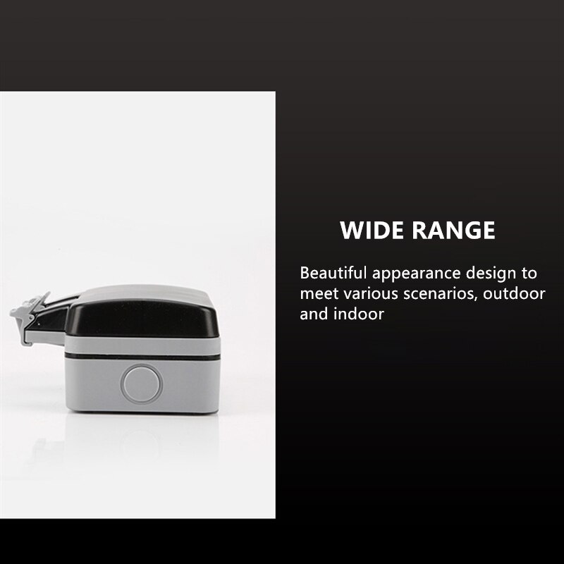 Double Socket Waterproof Outdoor 13A UK Double Socket Switched Socket Double IP66 Outside Use Wall Power Socket Box