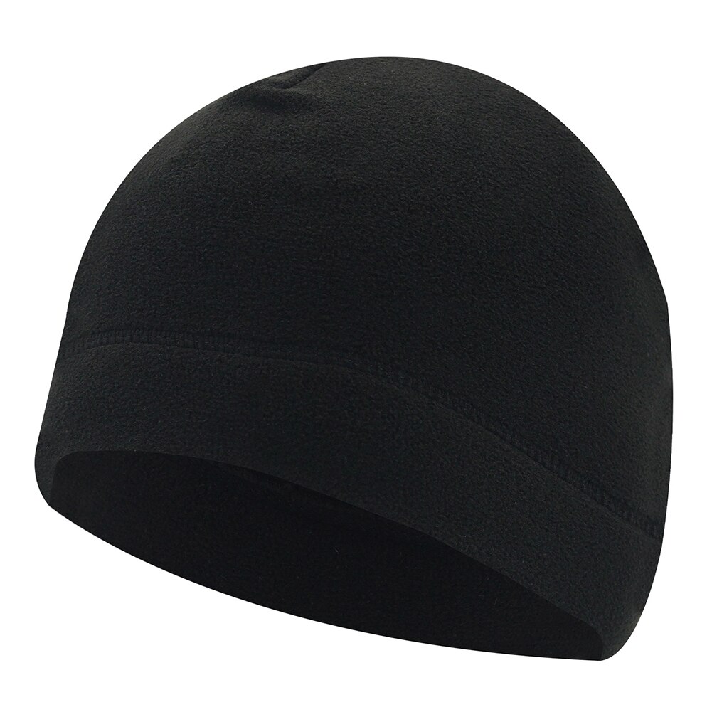 Mannen En Vrouwen Algemene Fietsen Caps, Winter Winddicht En Warm Polar Fleece Caps, sport Running Ski Caps: Black