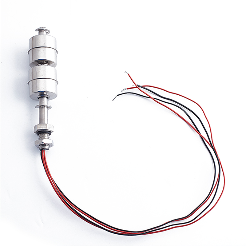 Double Balls Float Switch Stainless Steel Tank Pool Controller Water Level Liquid Flow Sensor: Yellow
