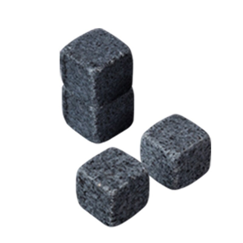 Bourbon Rocks-Juego de con piedras enfriadoras de Whisky-piedras reutilizables para Whisky de glassure en caja de madera para hombre