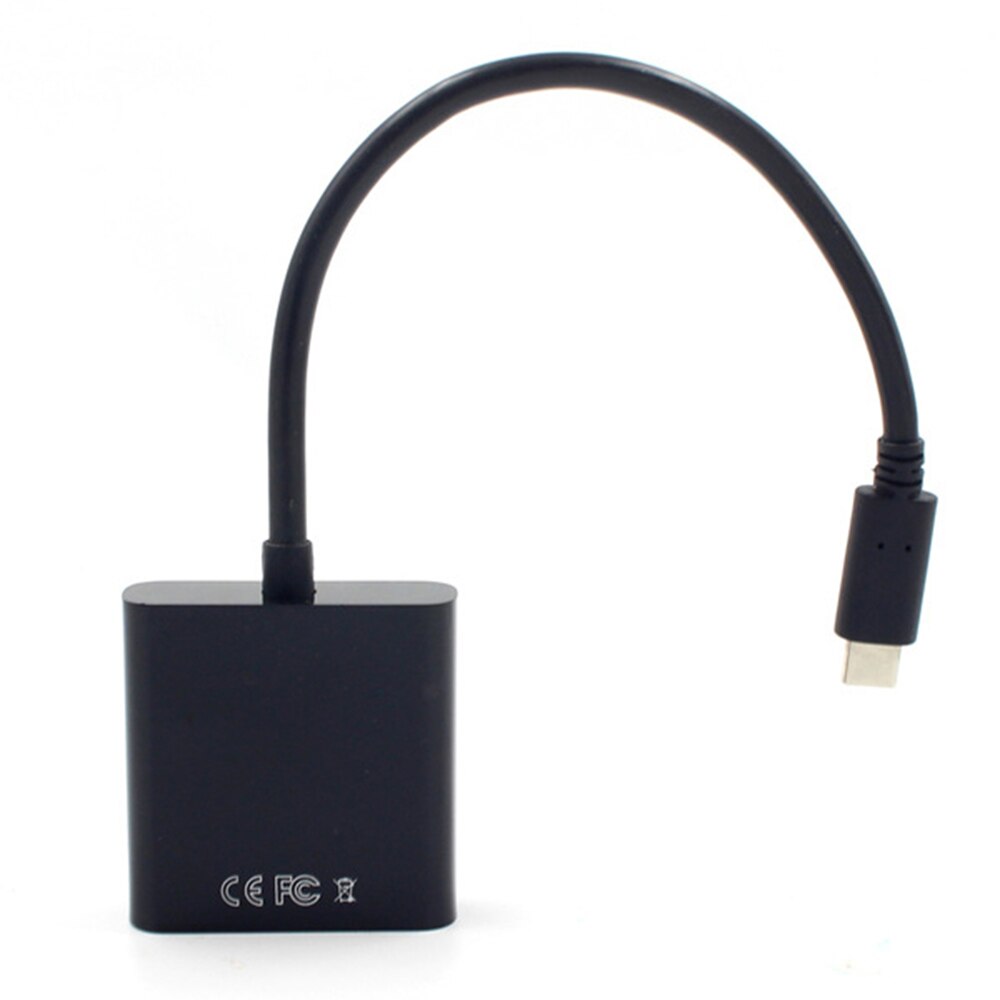 Type C USB-C Naar HDMI/VGA/DVI USB HUB Man-vrouw Converter Voor Laptop Telefoon HDTV Monitor projector