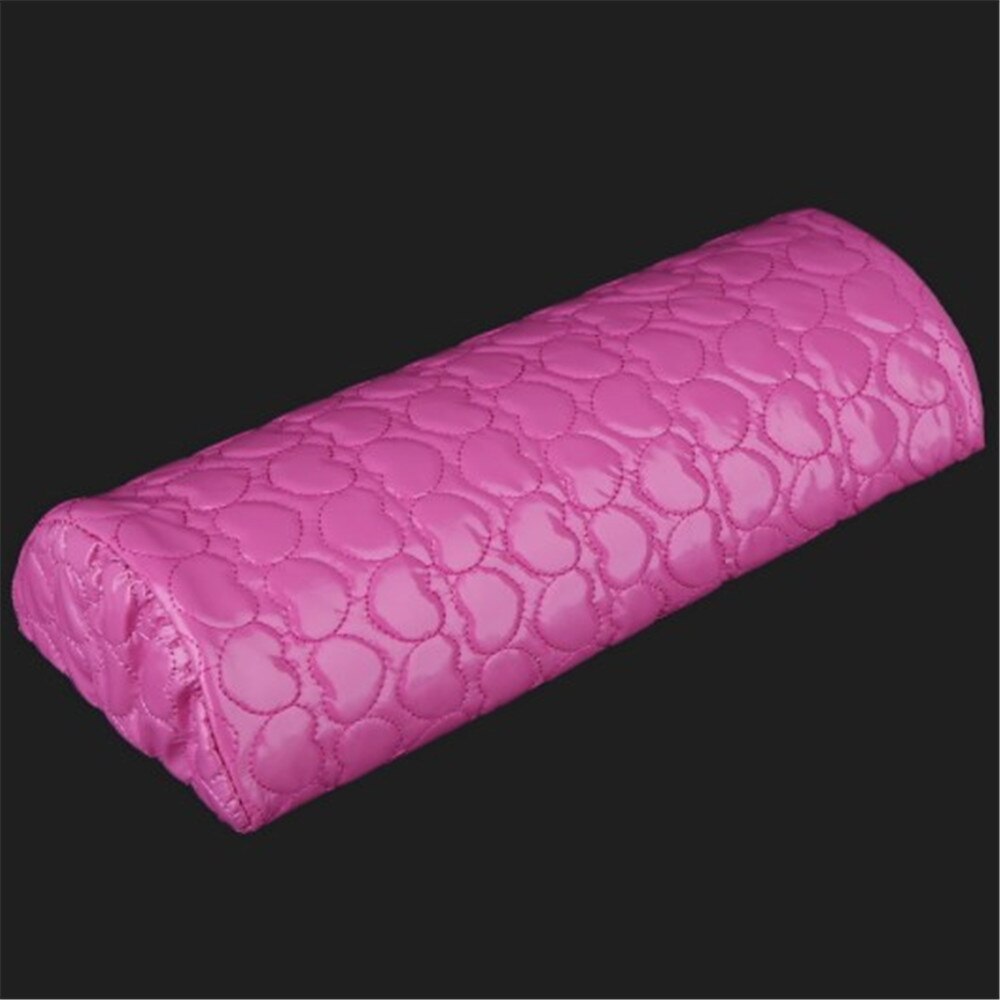 Almohadas de cuero para reposabrazos, soporte de cojín semicircular para manicura en salón de belleza, artístico