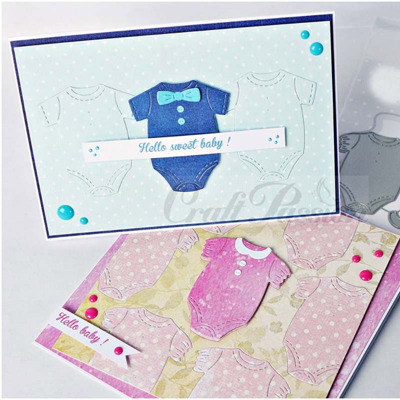 Baby Clothes Metal Cutting Dies Stencil Scrapbooking DIY Album Stamp Paper Card Embossing Decor Craft Dies for