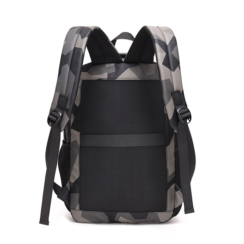 Casual Camouflage Nylon Men Backpack Business Laptop Backpack Men Waterproof Travel Backpack Bag Male Computer Bag