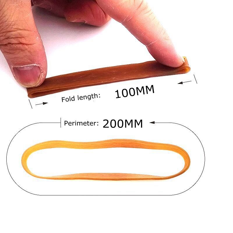 length 10x1cm width High elastic effect Desk Accessories Organizer 100x10mm force Folding rubber band