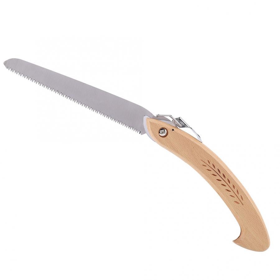 18.5cm Foldable Pruning Hand Saw With Anti-slip Handle Portable Outdoor Garden SK5 Alloy Metal Gardening Branch Saw Hand Tool