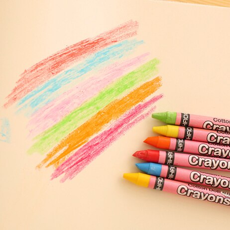 8 12 24 Colors Cute Crayons Drawing Pastel Pack Colorful Stationery Kids School Students Supplies Material H6890