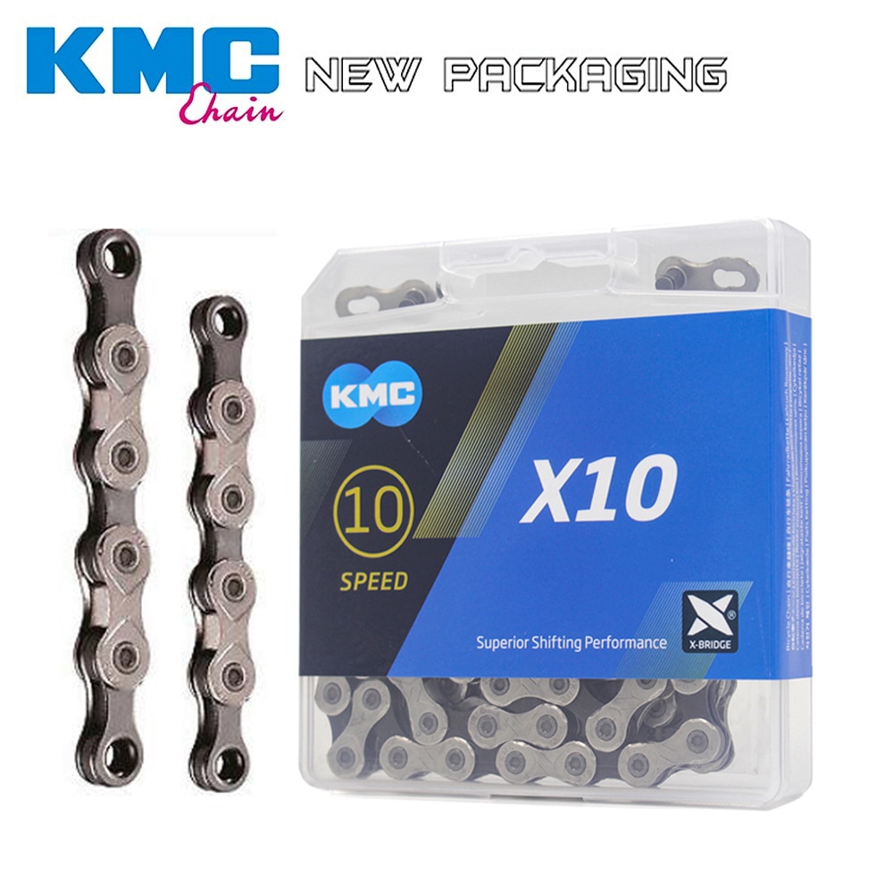NEUE KMC X10 X 10,93 MTB Rennrad Kette 116L 10 Geschwindigkeit Fahrrad Kette Magischen Knopf Berg Mit Original Kasten