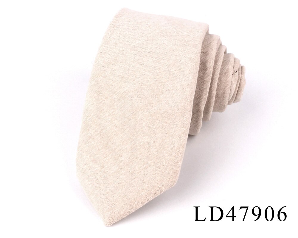 Gravatas de cor sólida para homens e mulheres, gravatas finas e casuais para casamento: LD47906
