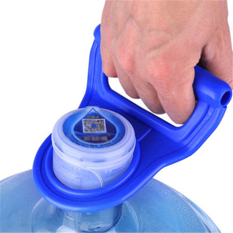 Water bottle lifting ring handle for water pots bucket jug labor saving carrier 1pc: plum