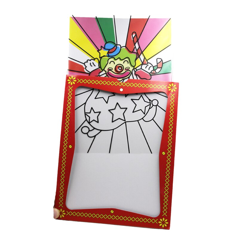 "Grote Maat Clown Kleur Veranderende Kaart Goocheltrucs (26.5*20.5Cm) illusies Straat Mentalisme Stage Magic Props Kid Kinderen Speelgoed