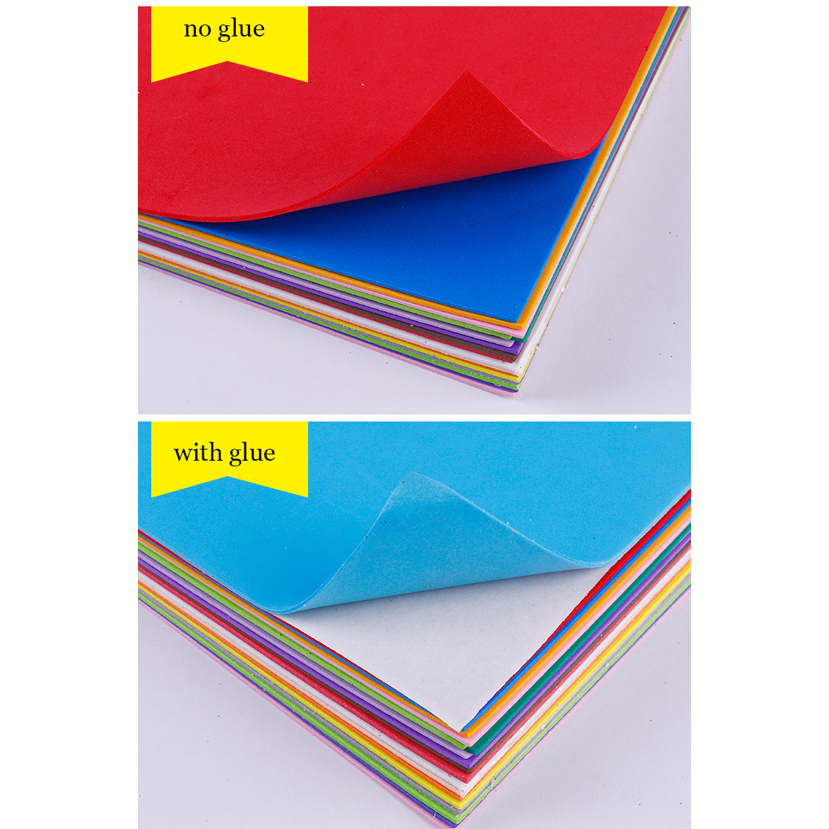 10pcs/set 20x30cm 2mm Colorful Eva Foam Sponge Paper Sheet NO Glue Scrapbooking Crafts Diy Christmas Handicraft