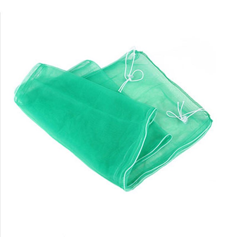 Filet de pêche en tissu pour oiseaux, accessoire anti-poussière, filet de capture d'oiseaux, pour étang, flèche, Myna, gaze: Elastic band green