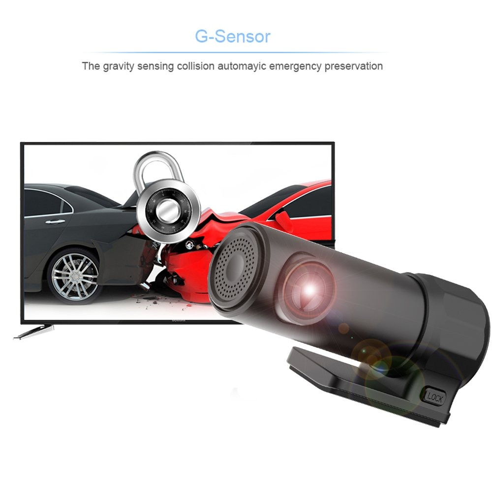 Dvr / dash kamera dash cam mini wifi bil dvr kamera digital registrar videooptager dashcam auto camcorder trådløs dvr app monit