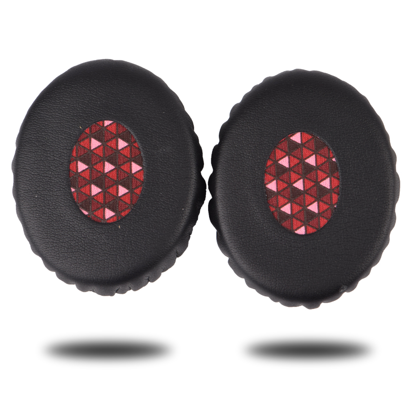 1Pair Soft Foam Ear Cushions Cover Earpads for Bose OE2 OE2i SoundLink On Ear Headphones Sponge cover earmuffs: Red