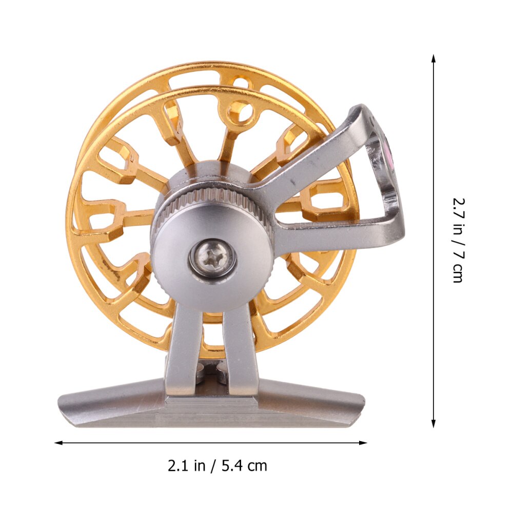 1 Pc Metal Fishing Reel Fly Fishing Reel Fishing Wheel Front Wheel Fishing Raft Wheel Fishing Gear for Fishing (Right Hand Silve