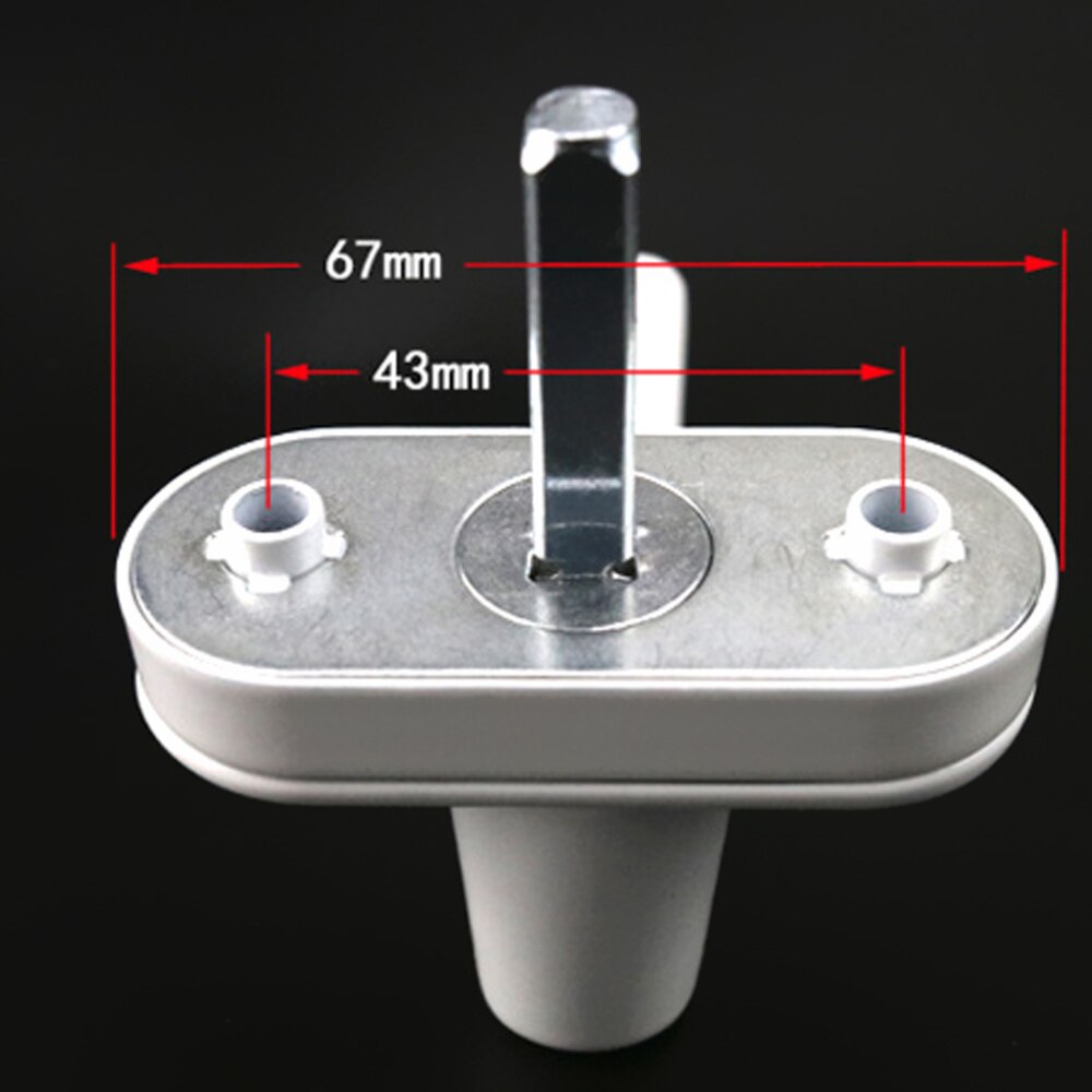 1 Pc Inner Window Handle Safety Aluminum Window Handle Window Locking Anti-slip Handle for Office Shcool Home
