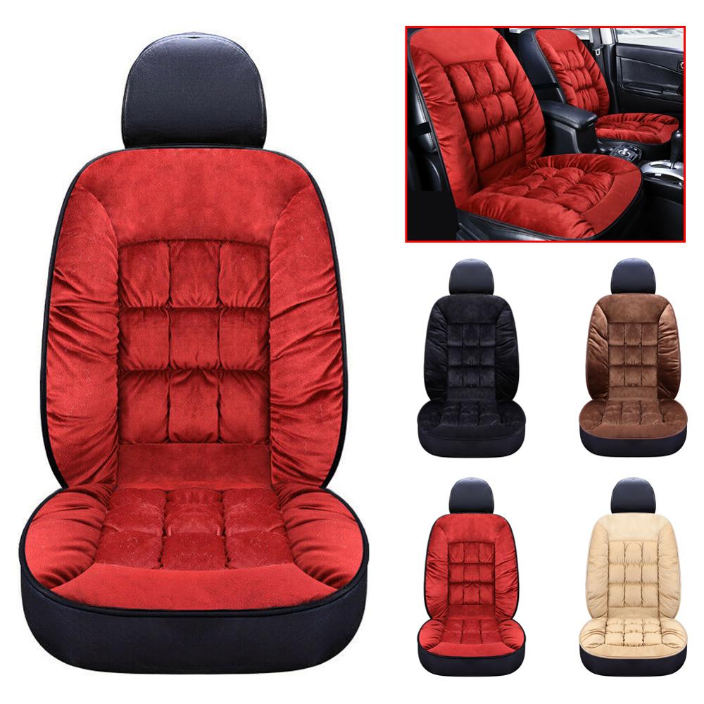 110*50Cm Pluche Auto Seat Cover Winter Warm Auto Front Back Rear Rugleuning Zitkussen Pad Protector Interieur accessoires