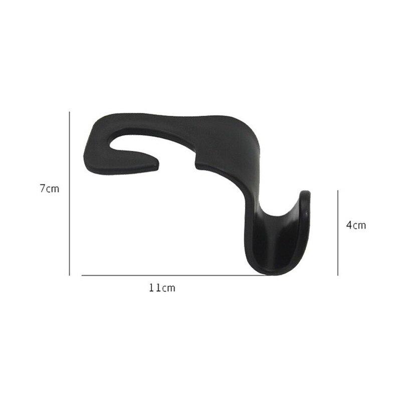 1 stk 4 stk autostol frakkekrog pung taske hængebøjle auto taske organizer holder