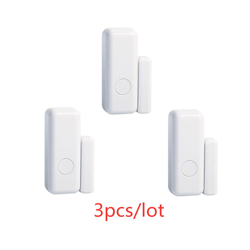 WiFi 433mhz While Wireless Smart Open Window to Home Alarm App Notification Alerts: PGST-PB-67R-3pcs.