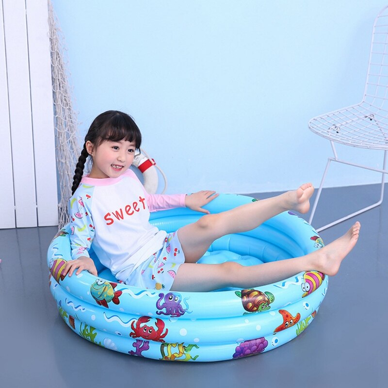 Oppustelig baby swimmingpool rund soppebassin vand pool legetøj til aldre under 3 sommerfest i haven i haven