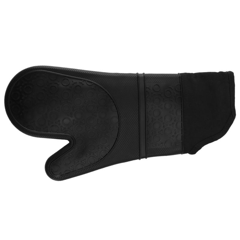 Extra Long Silicone Oven Mitts And Pot Holders Sets, Heat Resistant Oven Mitts With Quilted Liner, Mini Oven Gloves