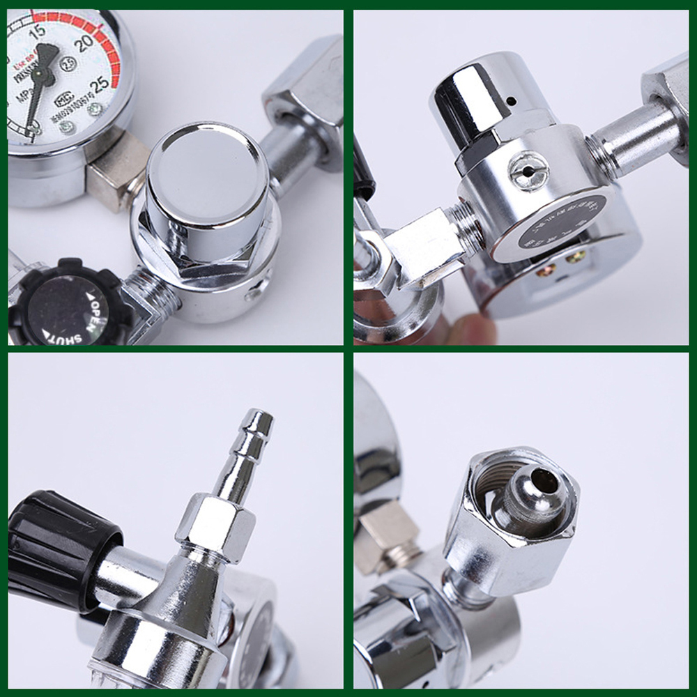 0-25Mpa Argon Regulator CO2 Mig Tig Flow-Meter Gas-Regulators Flowmeter Welding Weld Gauge Pressure Reducer