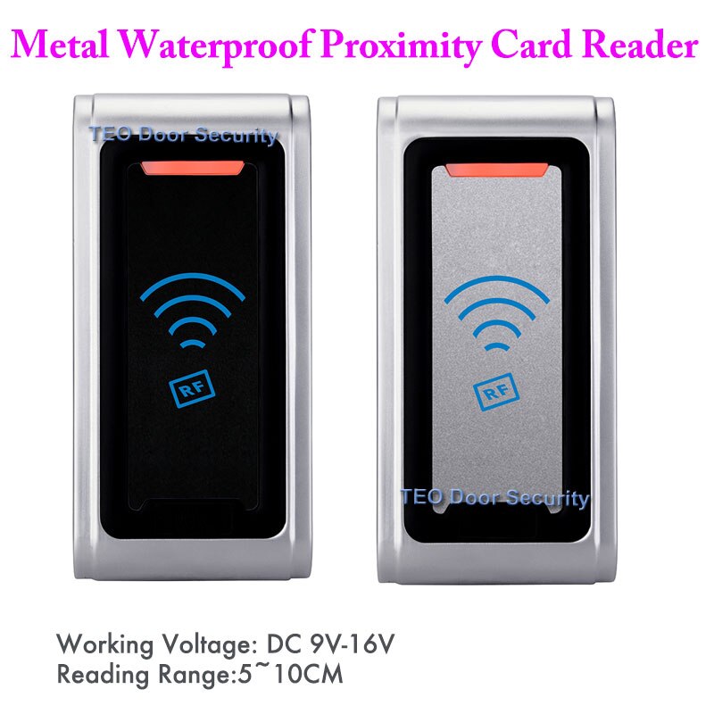RFID Readers Access Control Metal Weatherproof Access Control Reader IP68 WG26 WG34 Metal Shell outdoors applied DC 9V-16V