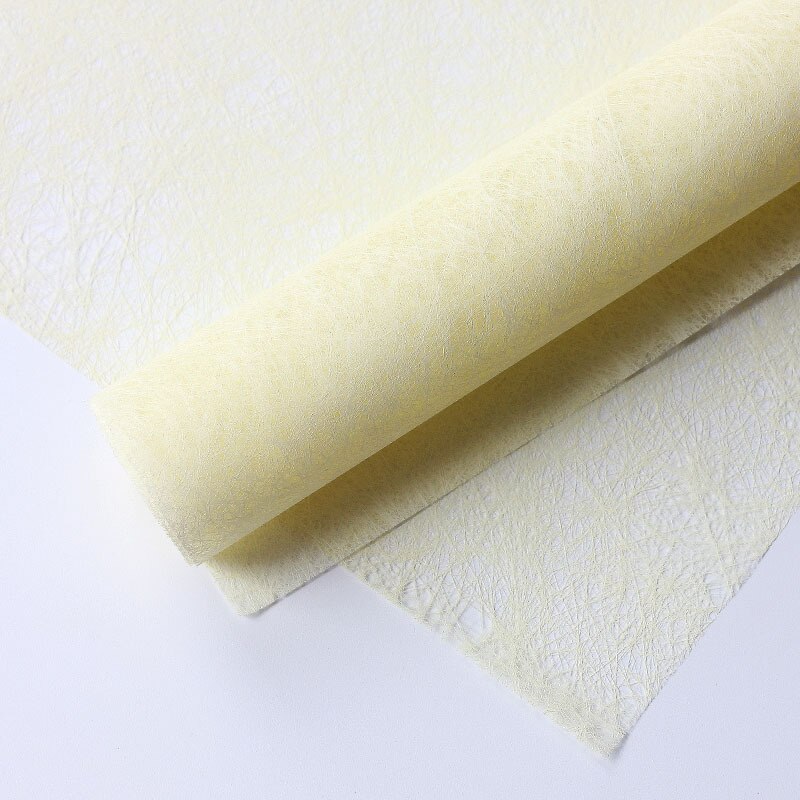 3 Sheets Flowers Bouquet Wrapping Silkworm Paper DIY Florist Craft Material Packaging Paper Wedding Decor Scrapbook Origami: Beige