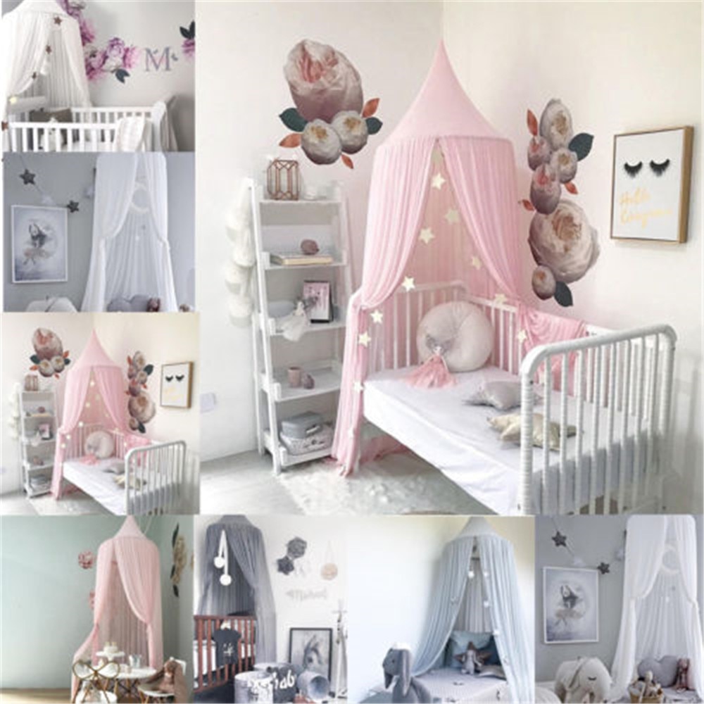Mosquitera decorativa para dormitorio de niños, cortina de cama, tienda de juegos para bebés, nueva