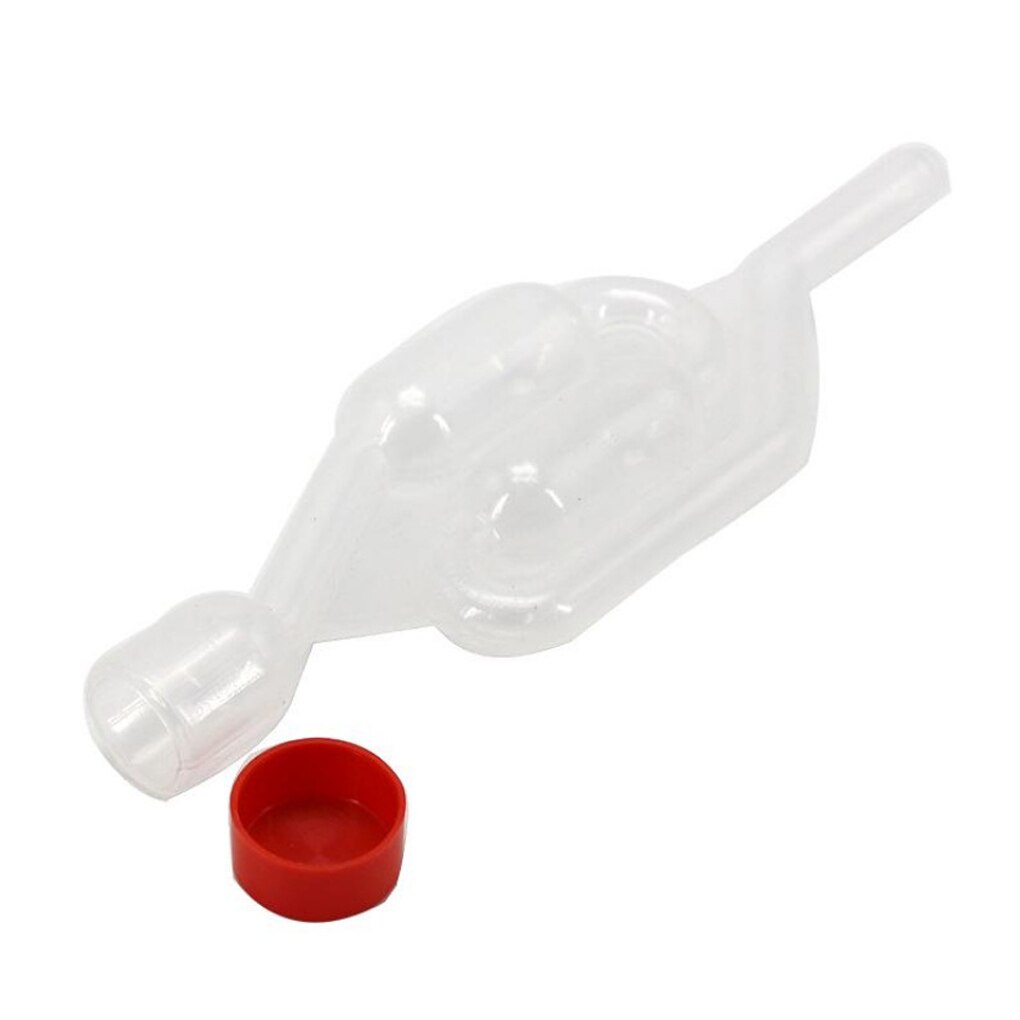One-Way Wine Beer Brewing Fermentation Check Valve Plastic Air Lock Water Seal Home Winemaking Exhaust Valve Fermenter Yeast