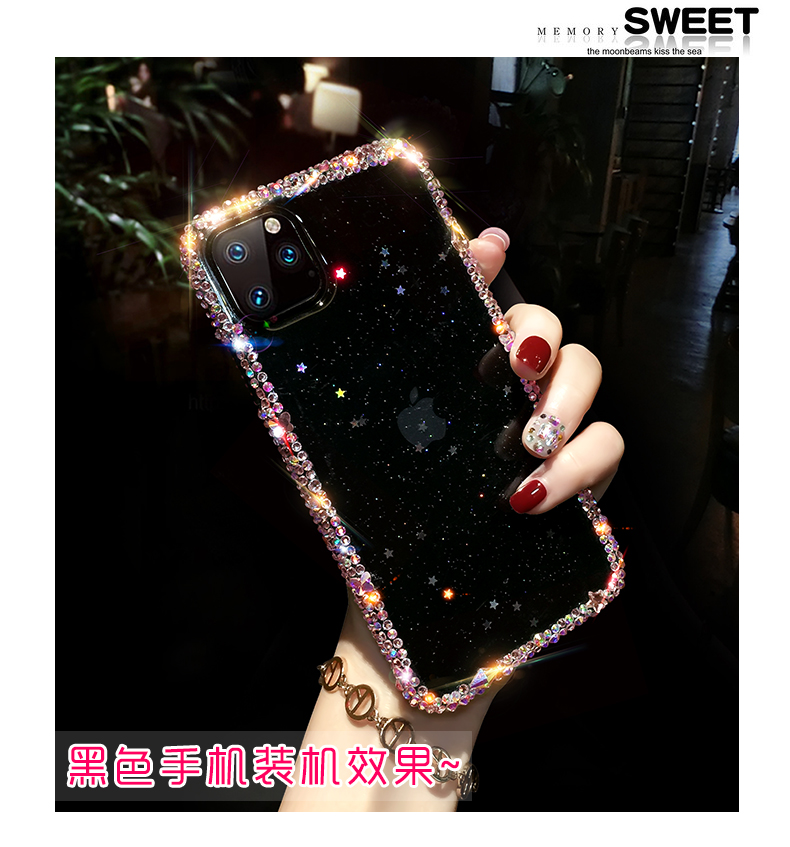Für iPhone 11 Fall Strass Diamant Glitter Bling Stern Fall Für IPhone 13 12 SE 11 Pro MAX X XR XS 7 8 Plus Abdeckung Capa