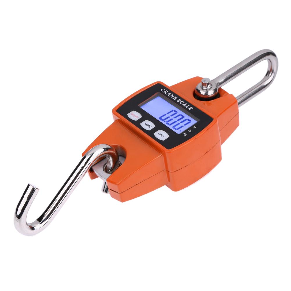 Weight 300kg Mini Crane Scale Portable LCD Digital Electronic Hanging Hook Scale Heavy DutyWeight Tool