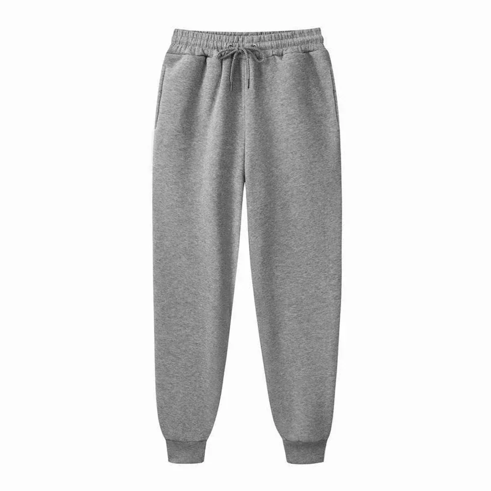 Heren casual joggingbroek fleece sportbroek unisex mode effen losse broek streetwear herfst winter jogging fitnessbroek: 4XL / green