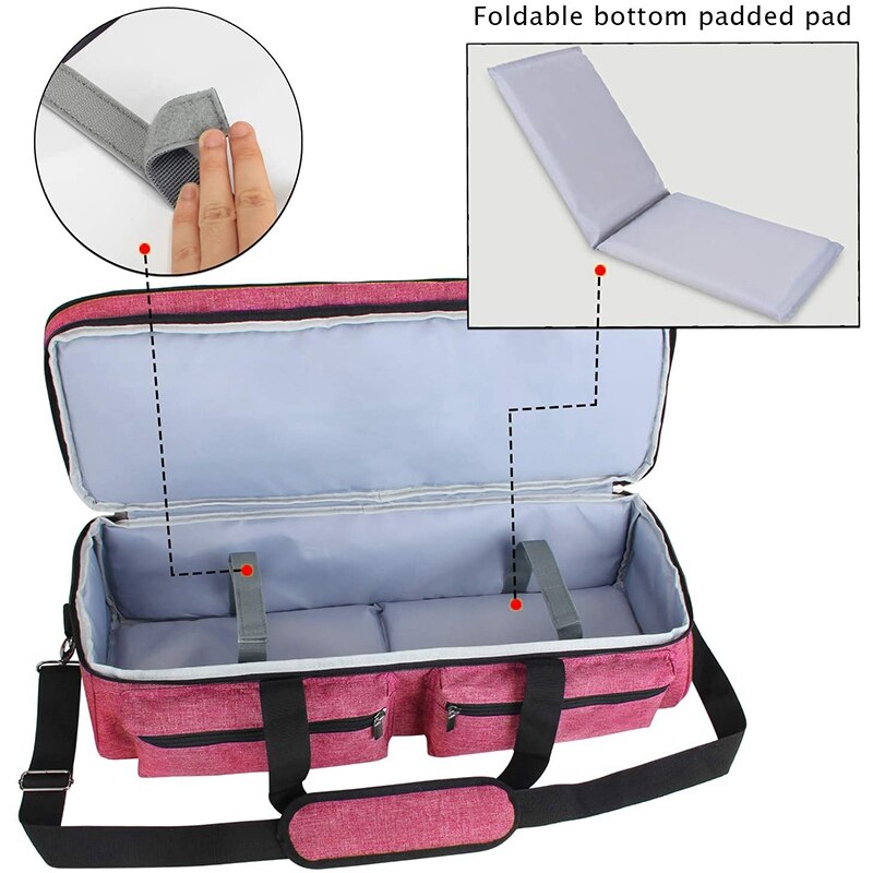 Is Suitable for Cricut Explore Air and Manufacturing Machine Handbags for Cricut Die Cutting Machines and Supplies Pink