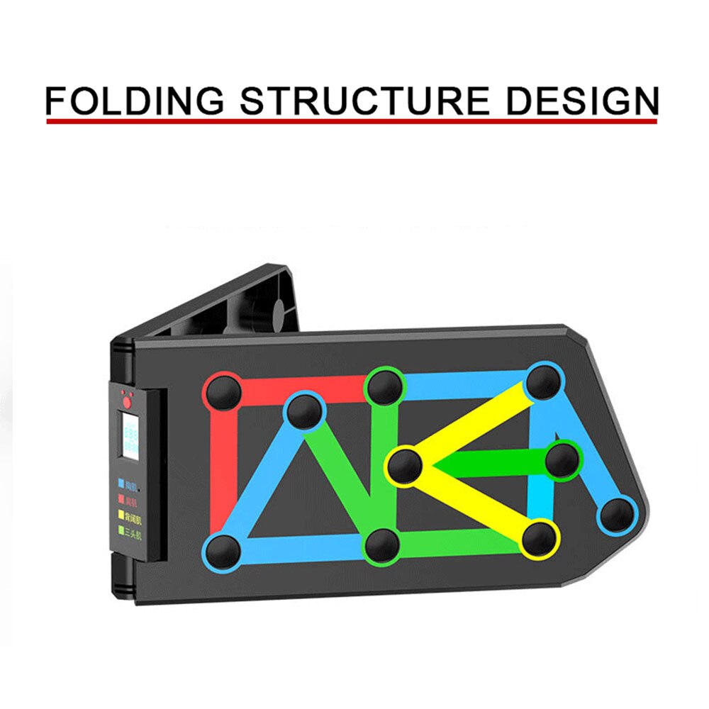 13 in 1 Foldable Push Up Board Folding Push Up Training Board Push-up Board