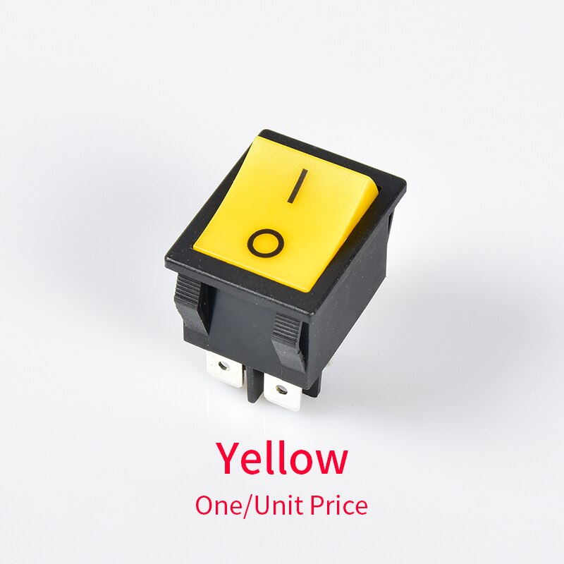 Inverter Electric welding machine KCD4 Rocker switch ON-OFF 2 Position 4 Pins Power Switch 30A/250VAC Electrical equipment: Yellow