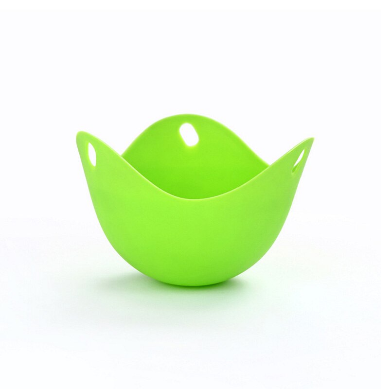 1 Uds. Huevera de silicona de gran , recipiente para cocinar, cocina, utensilios de cocina, cazuela para hornear escalfada 8: green