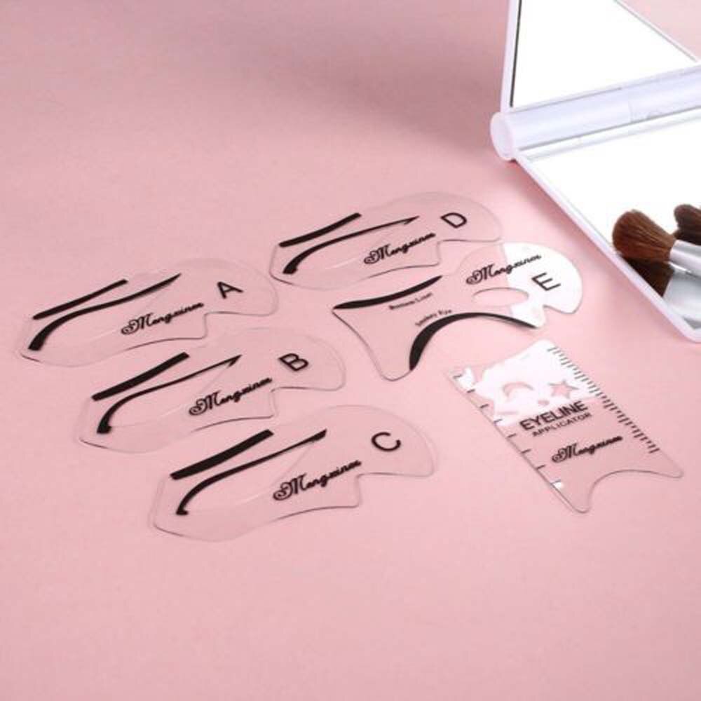 Herbruikbare Wenkbrauw Template Stencil Tool Make-Up Eye Brow Shaper Template Make Up Tool Eye Brow Guide Template Diy
