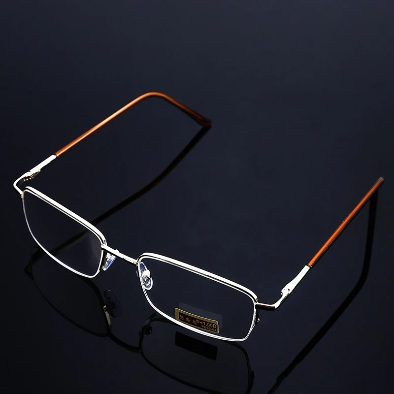 Gafas de lectura de cristal para hombre, gafas para presbicia 0,5 0,75 1,0 1,25 1,5 2,0 2,25 2,5 2,75 3,0 3,25 3,5 3,75 4,0 4,5 5,0 Unisex: +400
