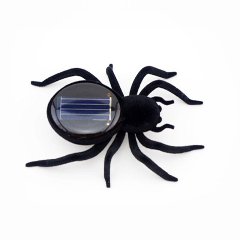 1 Pcs Solar Spider Educational Robot Scary Insect Gadget Small Trick Toy Solar Toy juego solares Children Kids Toy