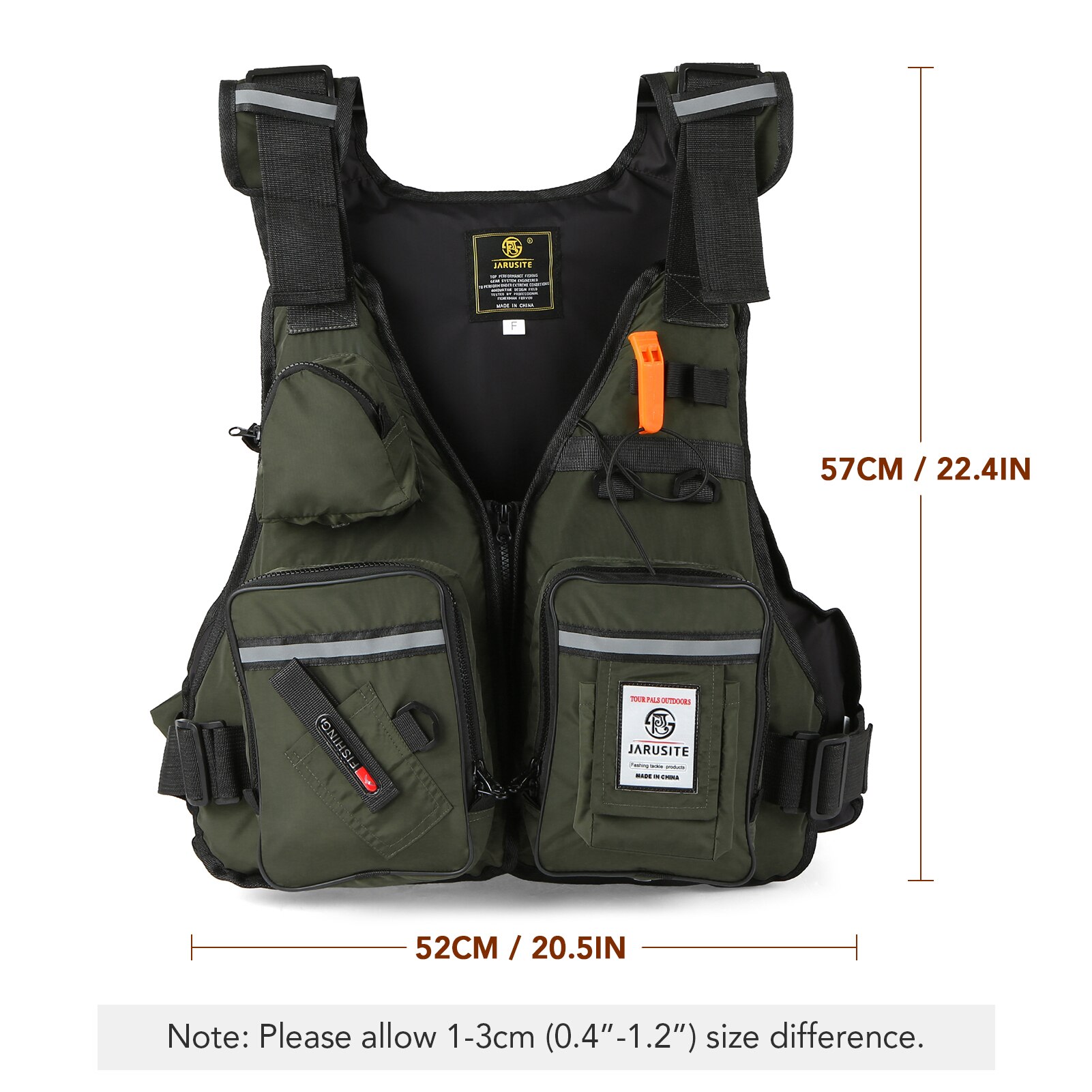 Veste de pêche à la mouche multi-poches, gilet de sauvetage imperméable, réfléchissant, photographie, sac à dos de survie, veste de sécurité