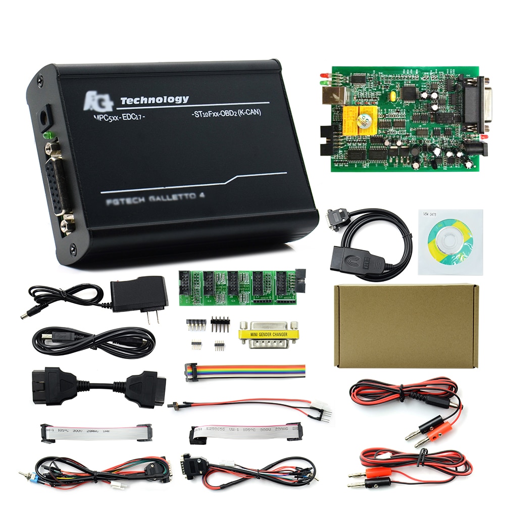 FGtech VD300 V54 0386 0475 Galetto 4 Scanner de Code maître outil de réglage de puce ECU FG Tech v54 BDM-TriCore OBDII Support BDM