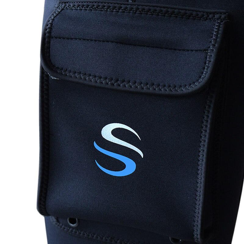 SLINX 3mm Neopren Technik kurze Hose Schnorcheln Tauchen Neoprenanzug Tauchen Ausrügestochen Surfen Badehose Tauch Tasche Hosen Schwarz