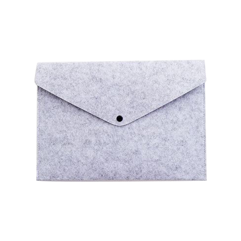 1PC Simple A4 Big Capacity Document Bag Business Briefcase File Folders Chemical Felt Filing Products School Office Supply