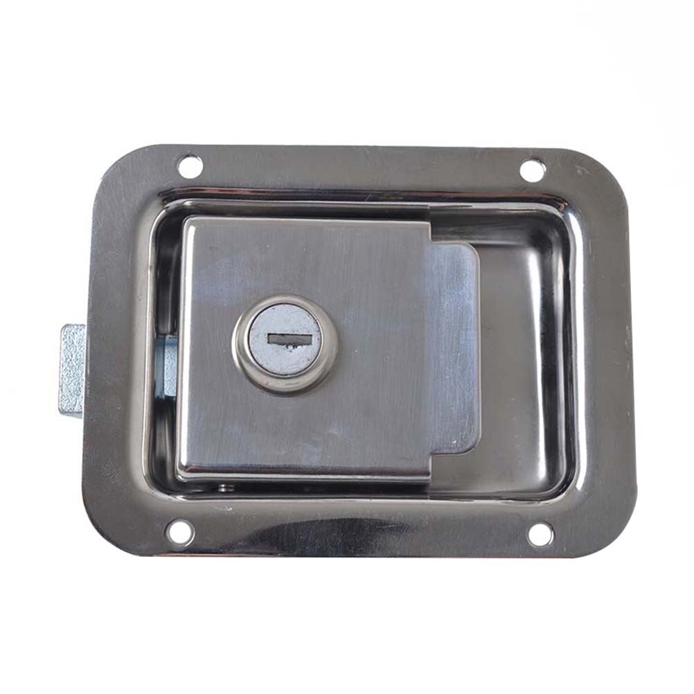1 PC Trailer RV Tool Box Lock Anti-Theft Stainless Steel Handle Lock Caravan Trailer Parts Accessories Truck Tool Box With Keys