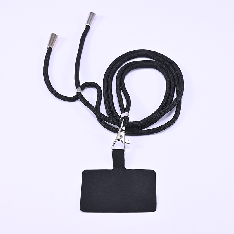 Cordón de teléfono, cordón desmontable ajustable, correa de cordón para teléfono móvil, accesorios de cadena, correas de cuello de cuerda para teléfono móvil Universal: Color acero