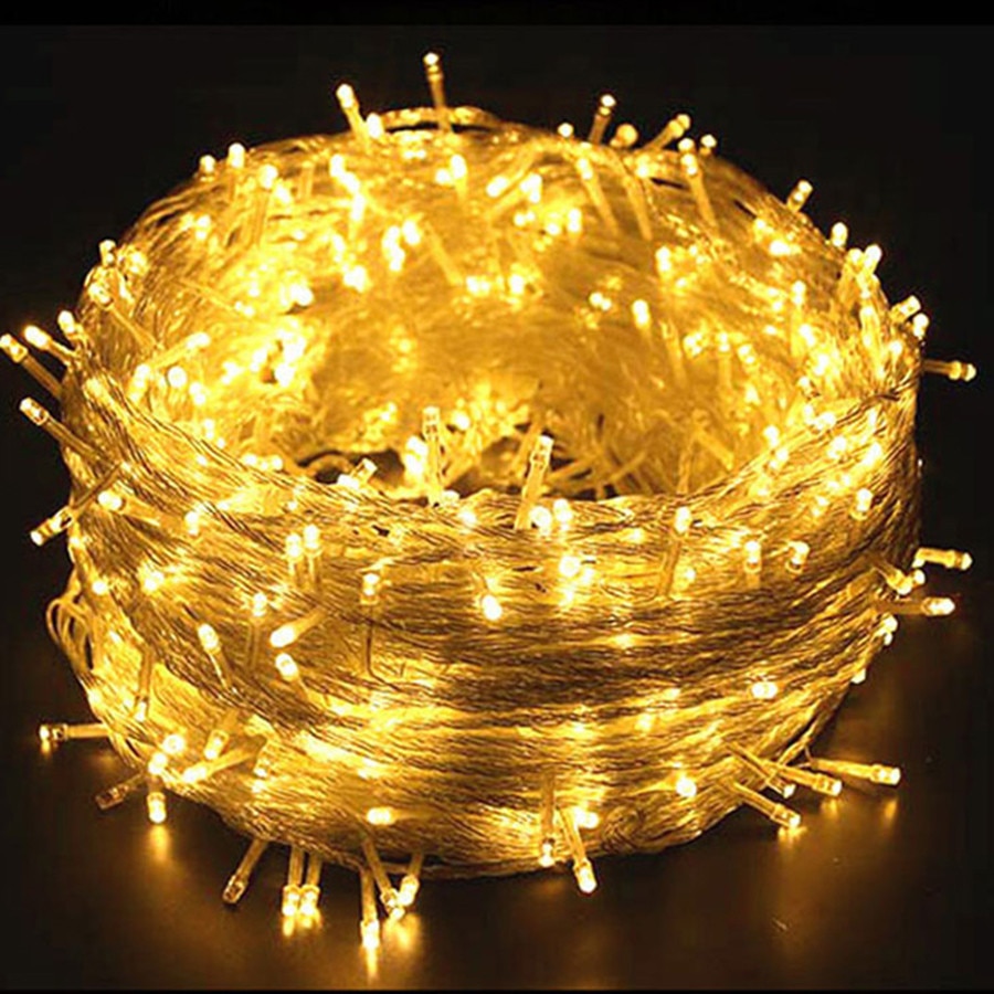 Thrisdar 100M 800 Christmas Led String Fairy Light Outdoor Garden Wedding Party Fairy String Xmas Tree Garland Light