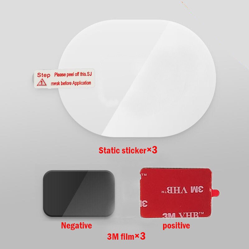 Zestaw narzędzi robić 70mai 3M uchwyt elektrostatyczny naklejka na kamera na deskę rozdzielczą odporny na ciepło klej, nadaje się robić 70mai zawodowiec wideorejestrator samochodowy 3szt.